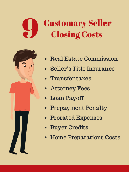 9 customary seller closing costs